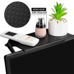 support pliable clips noir texture diamantée moderne porte crayons tasse agrafeuse télécommande plante pompe