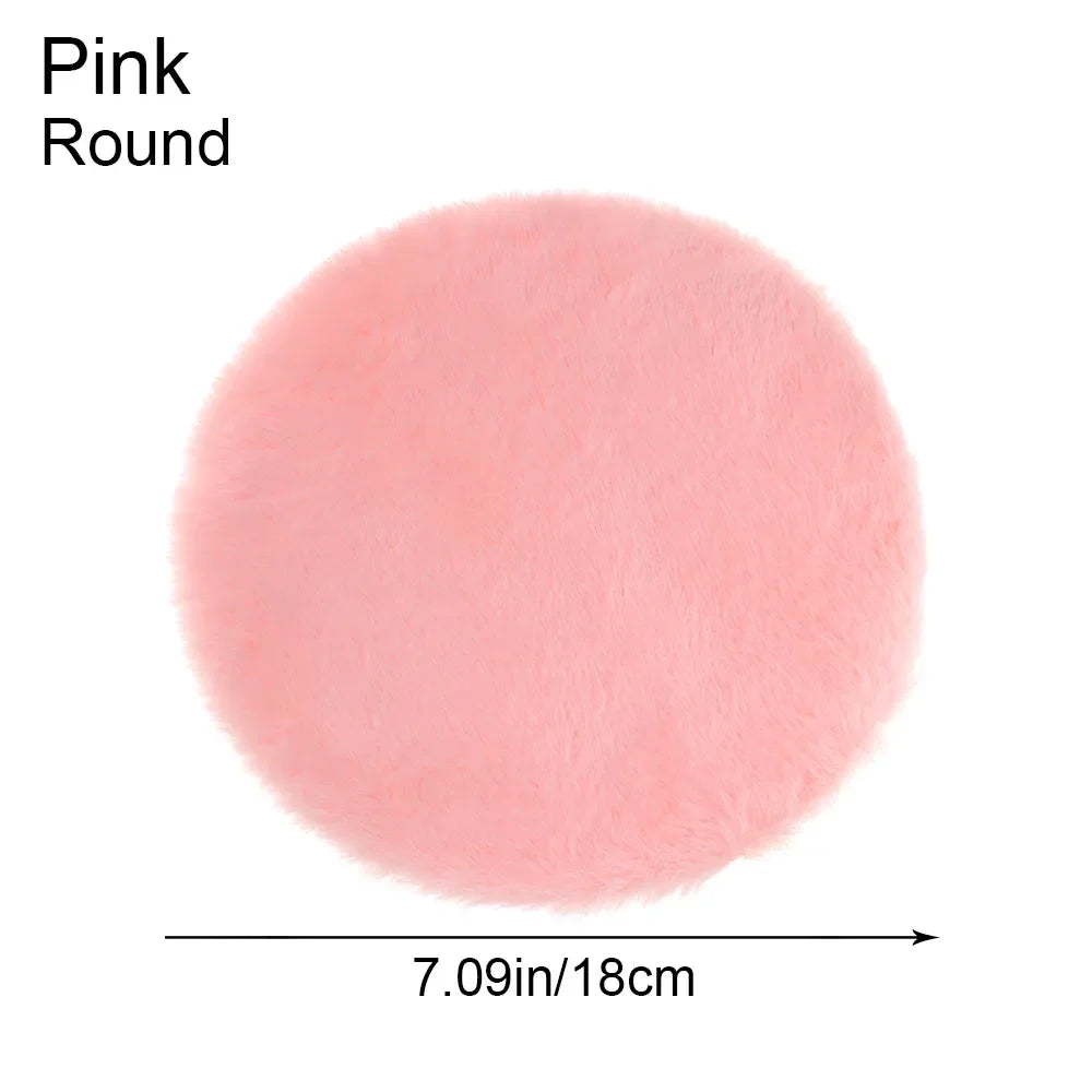 coussins décoratifs peluche douce rose blanc modernes maison poupée accessoires décoration chambre enfants adultes