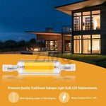 ampoule led r7s haute puissance blanc chaud tube verre projecteur intérieur moderne 220v