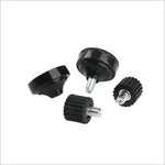 support fixation mural moderne eyelets vis noir blanc rond lisse