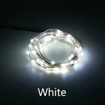 Guirlande lumineuse LED fil cuivre 12V multicolore 5M 10M 50 100 LEDs moderne