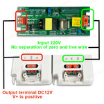 alimentation led 12w 24w 60w 120w dc12v dc24v overload protection moderne compact