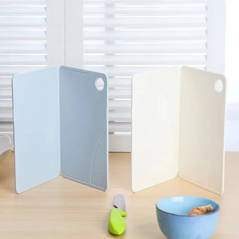 planches découpe pliables antibactériennes fruits motifs reliefs modernes bleu blanc