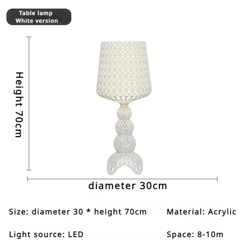 lampe sol moderne vert bleu noir blanc led acrylique intérieur