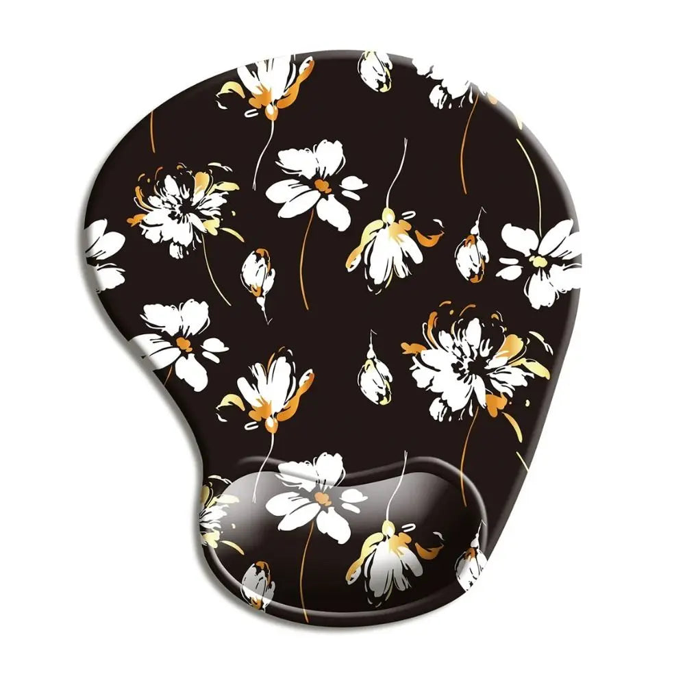 coussin souris ergonomique multicolore floral adhésif gamer portable abstraits motifs opaques