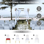 housses chaise pliante blanches unies moderne machine lavables poches élastiques