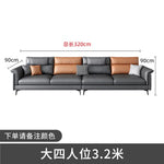 Canapé d'angle moderne cuir gris chaise lounge pieds noirs coussins géométriques salon bois composite