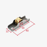 roulettes porte acier inoxydable cuivre blanc gris doré rondelles industrielle fixations cửa hàng