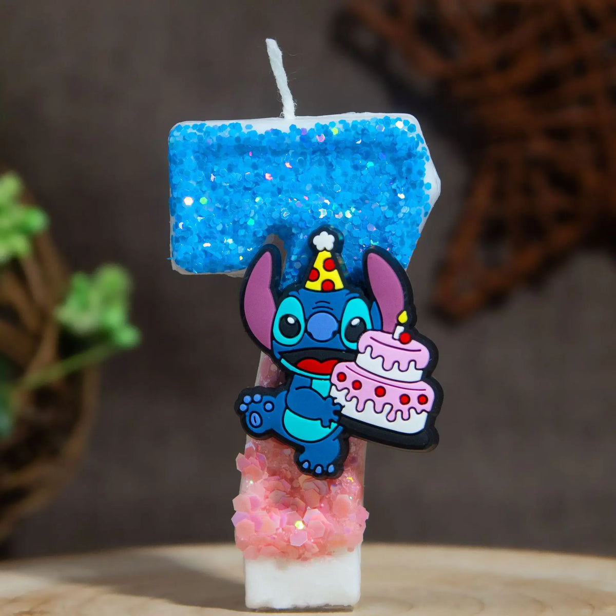 bougies numériques chiffres animées bleu rose blanches scintillantes personnages fêtes gâteaux anniversaire