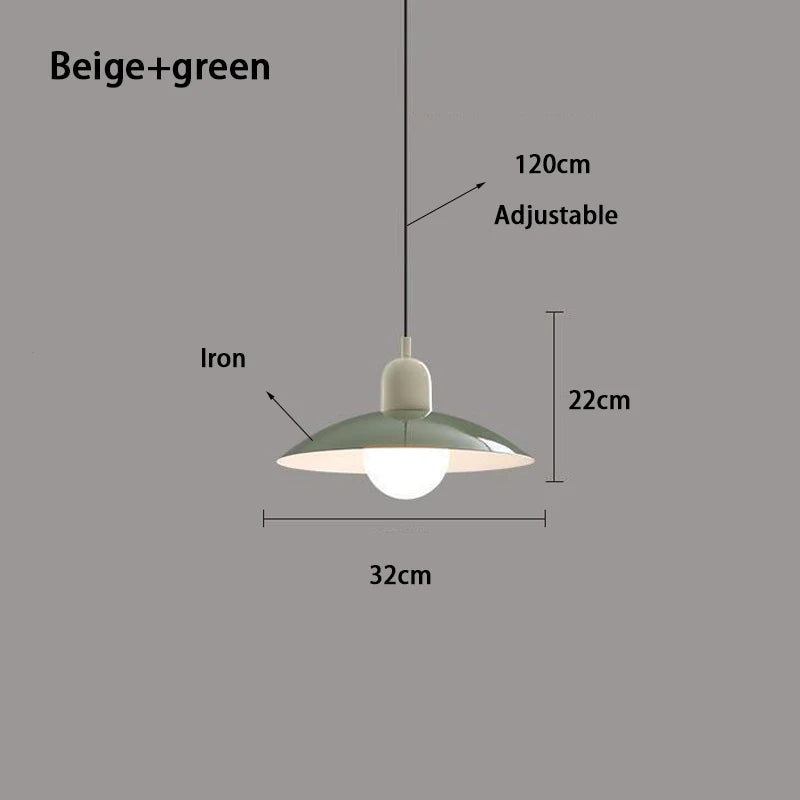 luminaire moderne suspension blanc vert rose rouge mat opaque câble noir chambre restaurantétude