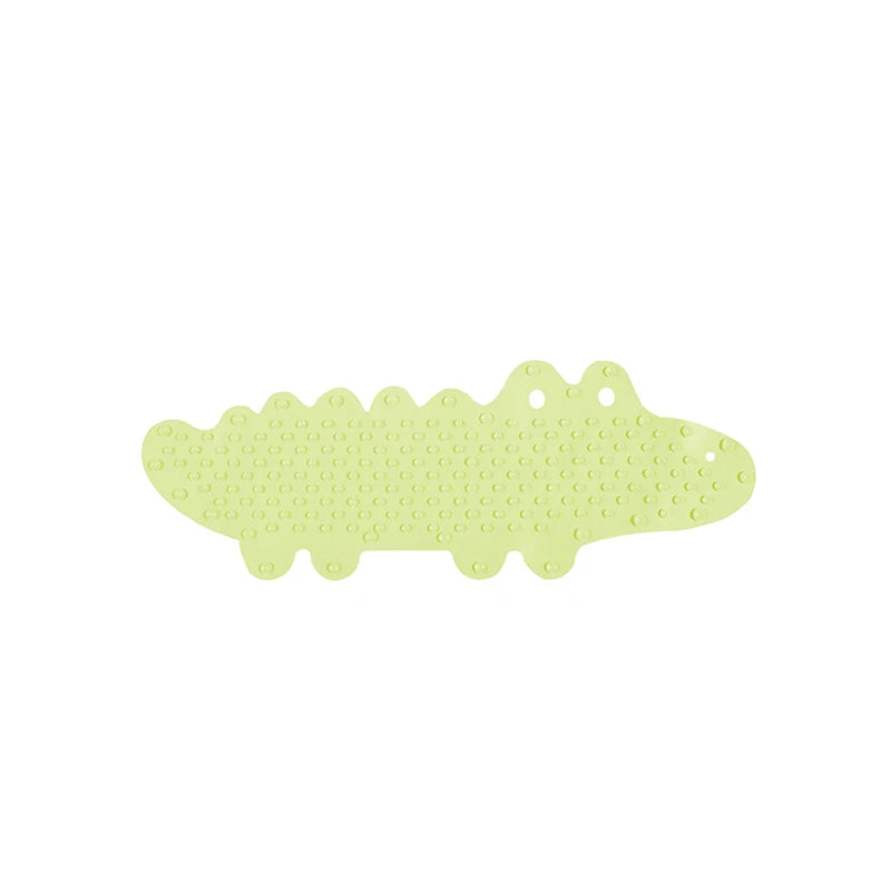tapis bain antidérapant rose vert bleu orange texturé opalescent décoratif enfants