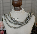 bracelets polyester multicolore blanc rouge or violet marron gris biodegradable