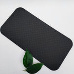 tapis couture anti dérapant réduit vibrations texture micro perforée moderne adhésif rose bleu marine