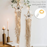 attrape rêves boho macramé franges chambre enfant décoration nordique moderne mascotte textile