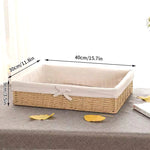 paniers rangement tissus corde tressée boho chic naturel beige écologique rustique
