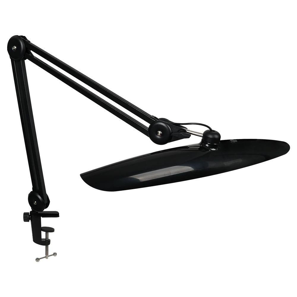 lampe articulée clip noir blanc moderne 24w led 1600 lumens contemporaine
