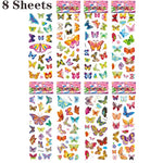 sticker 3d multicolore animaux fruits chiffres scrapbooking deco journal enfants cartoonaufs clips