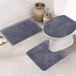 tapis bain moderne gris bleu beige rouge anti dérapant velours salle bain