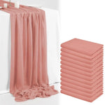 serviettes table uni moderne bleu clair vert pastel blanc rouge foncé rose pâle party