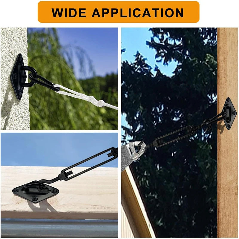 fixations cables vis tasseaux noir industriels exterieur robustes inoxydables echangables