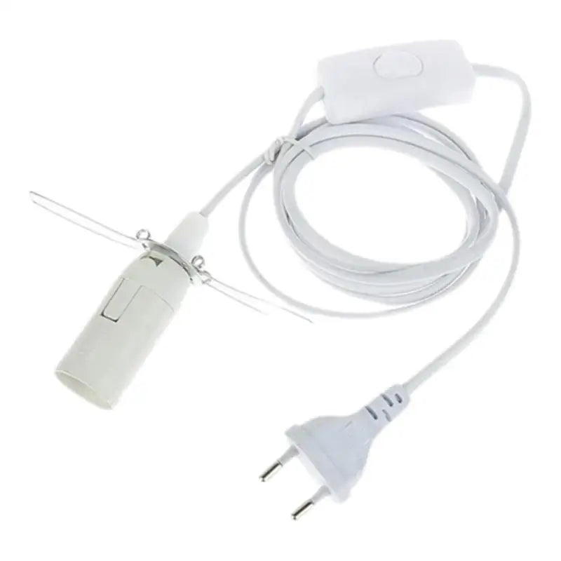 ampoule e14 transparente moderne clips noir blanc cordon interrupteur