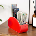boîte rangement cuir rouge moderne télécommande cosmétiques respectueux environnement compartments 12litres 100g
