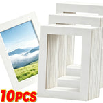 passe partout rectangulaire blanc papier cadre photo décoration intérieure œuvre d'art classique