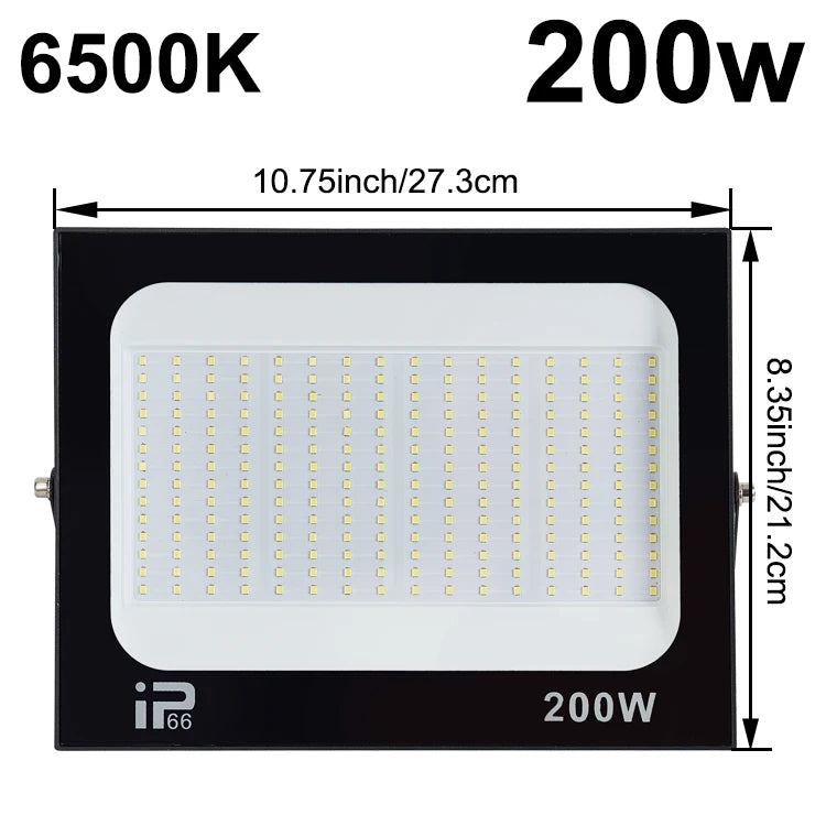 projecteur led moderne 6500k rgb étanche garage extérieur 220v 10w 200w