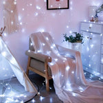 guirlande lumineuse led 80 lumières multicolore imperméable auto batterie extérieure intérieure fêtes