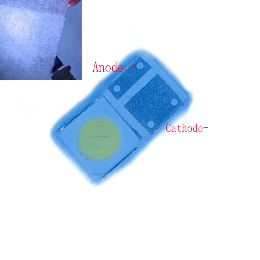 Diodes led bleu jaune haute puissance 300mA 2W 3.0x3.0x0.6mm électronique