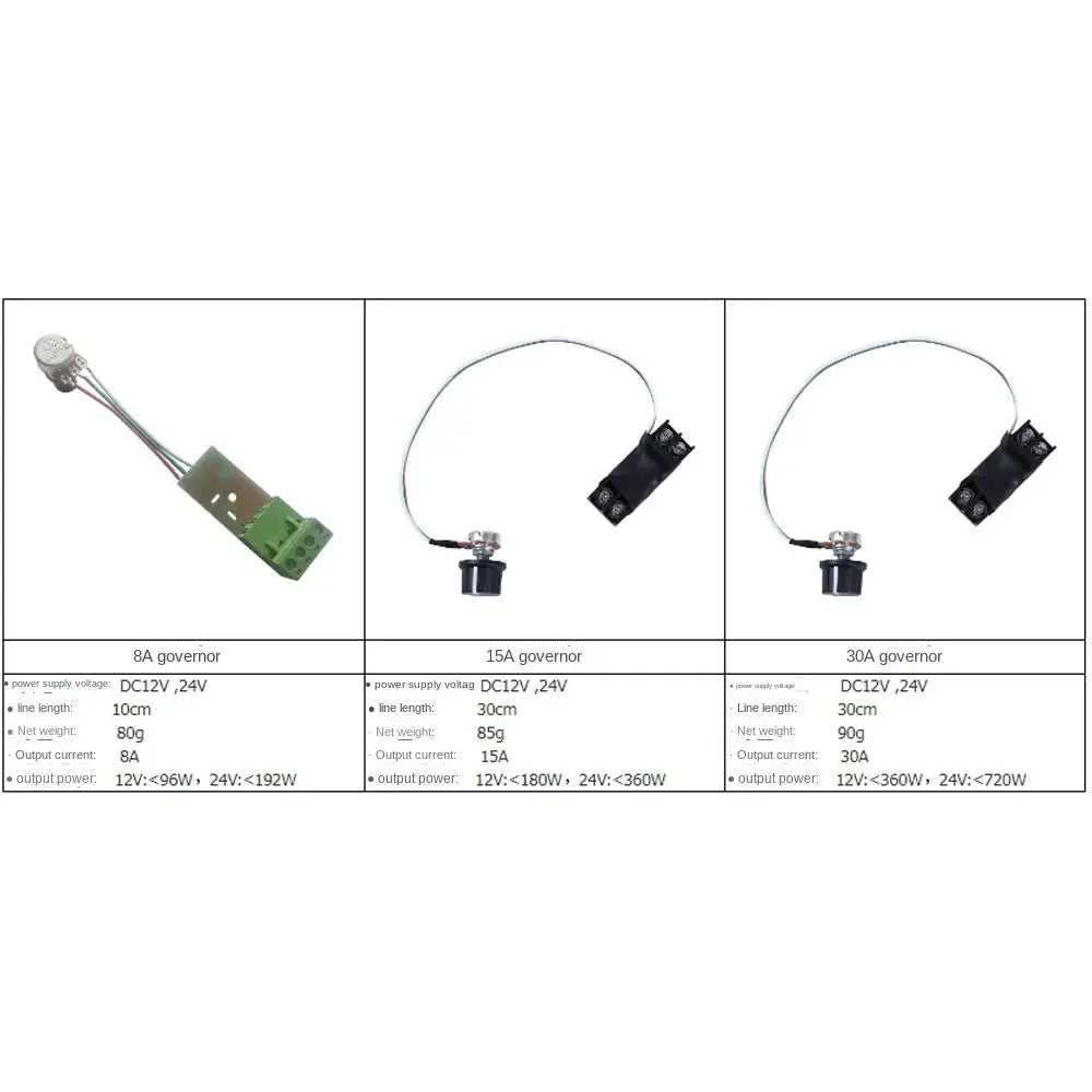 régulateur tension variateur led noir potentiometre rotatif cables bornes fixations industriels techniques