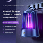 lampe anti moustiques rechargeable usb bleu moderne poignée grille protection chambre camping