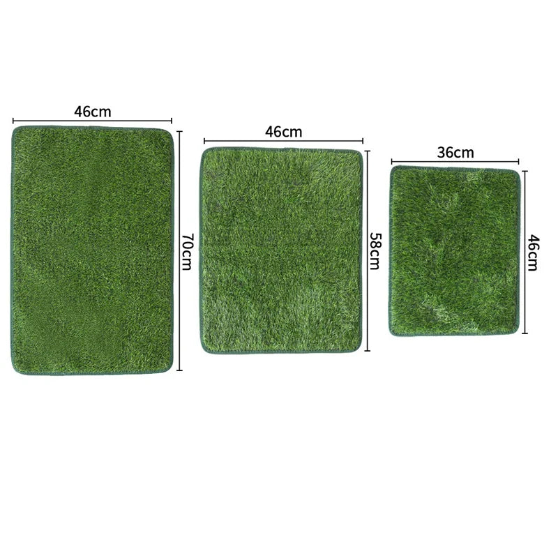 tapis herbe artificielle vert moderne chiens réutilisable lavable sans odeurs drainage intérieur
