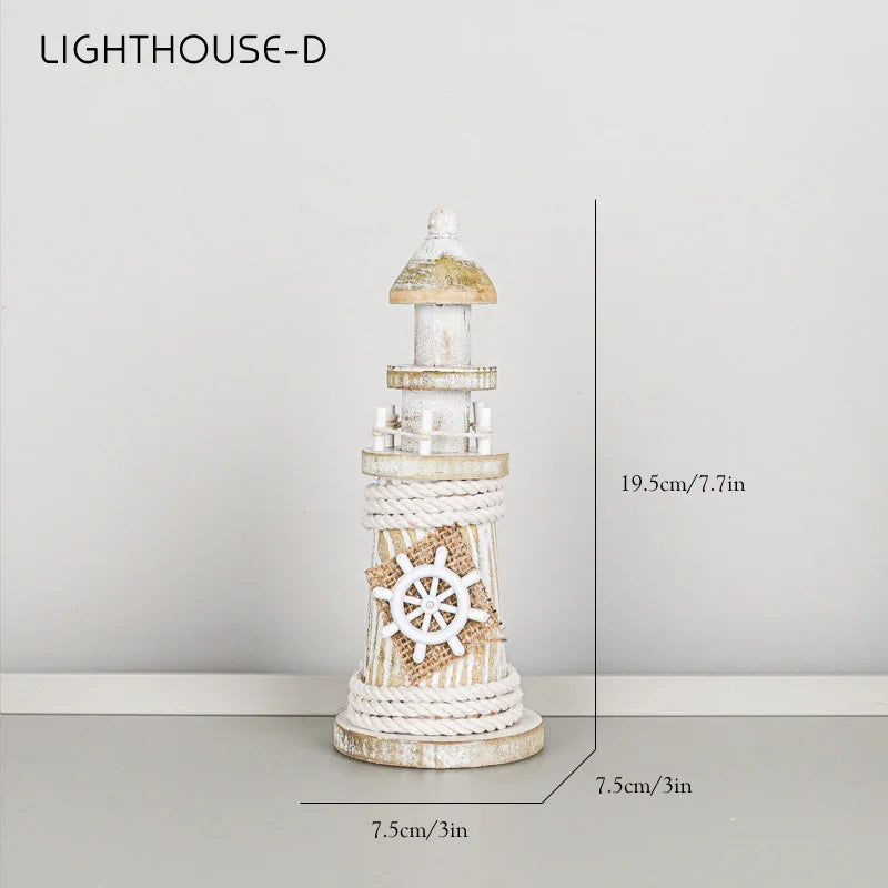 décoration murale marine phare bateau maison figurines poissons livres bois nautique ancres textures