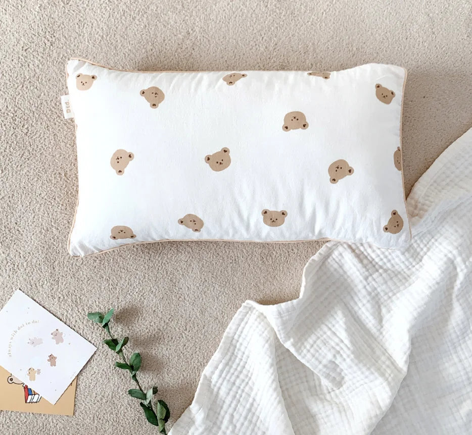 housse coussin coton polyester bébés ans motif visages mignons moderne four seasons