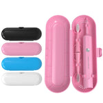 étui rangement brosse dents électrique couleur rouge bleu noir rose blanc vert clip moderne