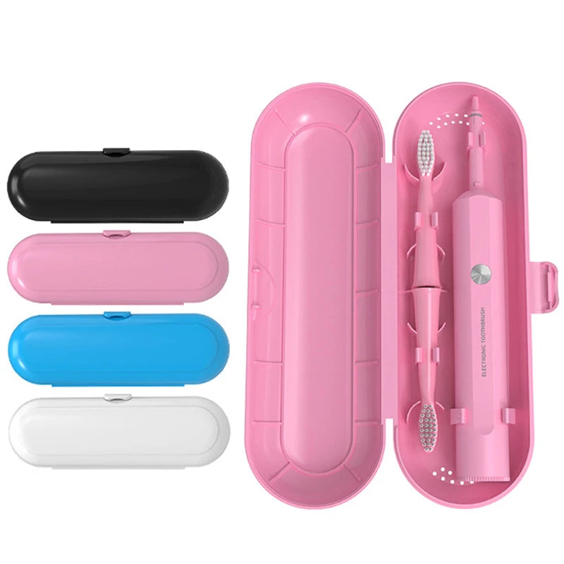 étui rangement brosse dents électrique couleur rouge bleu noir rose blanc vert clip moderne