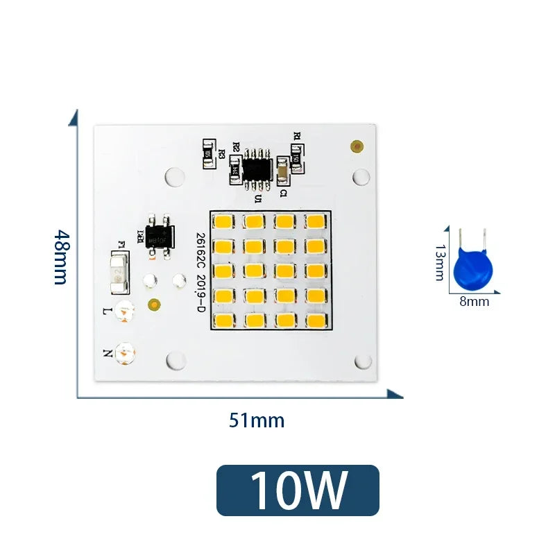 lampe led 10w 20w 30w 50w 100w blanc chaud froid extérieur diy