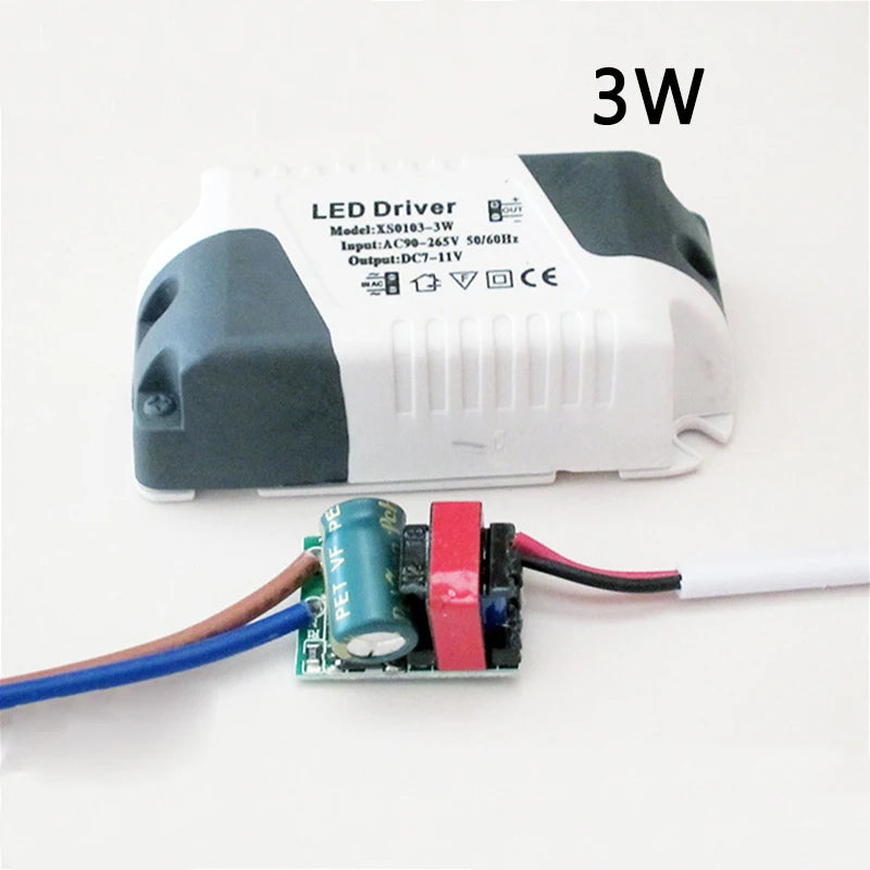 driver led alimentation électrique étanche 24w 90 265v blanc gris moderne certification