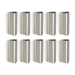 pinces rideau clips argente silver adhésif sans perçage moderne draperies chambre salon
