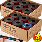 ruban magnétique auto adhésif rouge noir moderne facile couper étanche bricolage maison