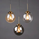 Suspension lumineuse moderne transparente câble doré brillant salon chambre étudiante