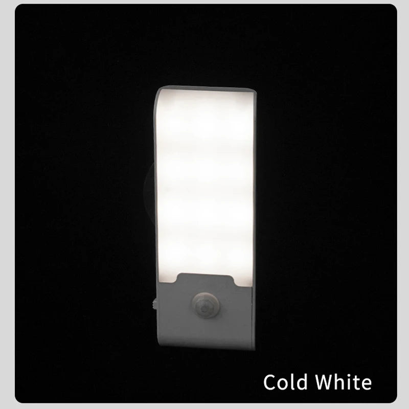 lampe nuit capteur mouvement rechargeable usb blanc moderne adhésif led