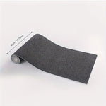 tapis adhésif gris texture tissée antidérapant moderne intérieur maison cuisine salle bain