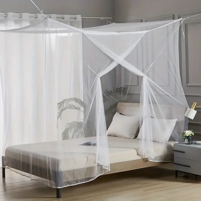 filet lit blanc transparent moderne polyester dimensions grandes chambre minimaliste facile bipartition