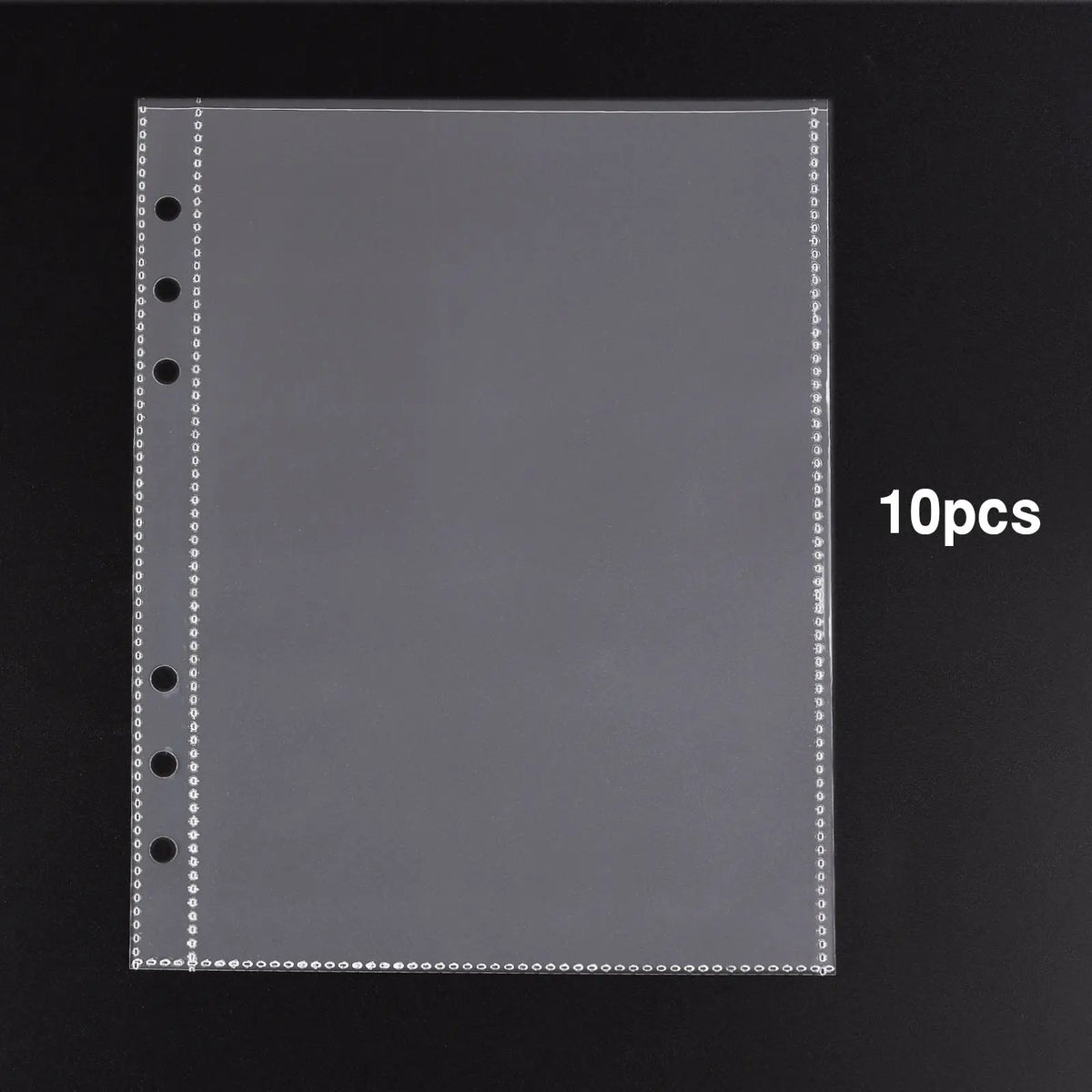 album scrapbooking pochettes transparentes anneaux métalliques rangement diy estampage modernes cartes imprimées plastique lisse