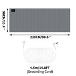 tapis sol antistatique conducteur adhésif câble prise moderne blanc grille taille