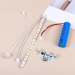 kit led blanc jaune bleu moderne rechargeable cable carte electronique