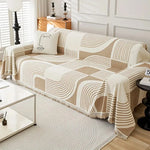 housses canapé polyestère moderne beige gris noir géométriques four seasons