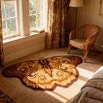 tapis papillon multicolore moderne polyester antidérapant salon chambre coucher doux